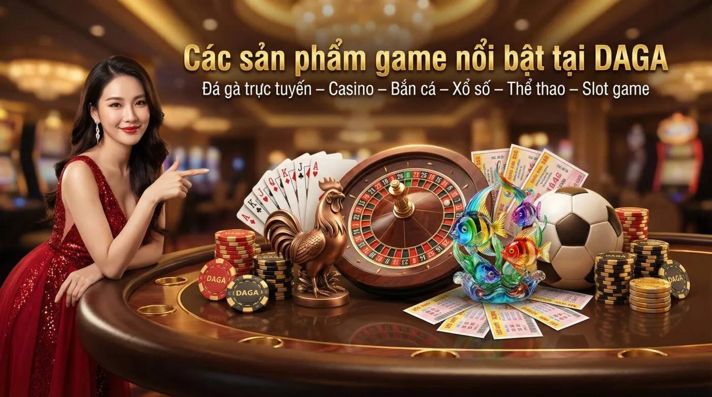 Các sản phẩm game nổi bật tại DAGA