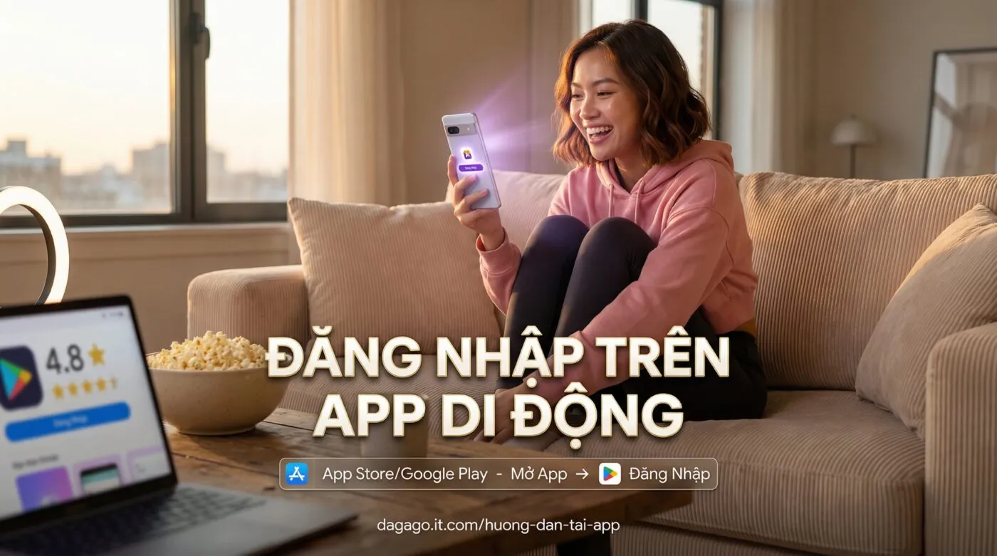 Đăng Nhập Trên App Di Động