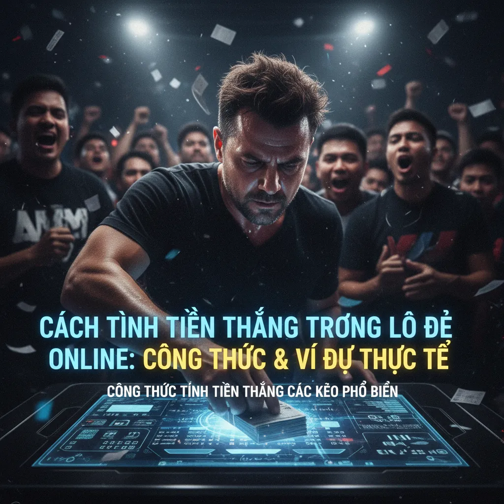 Công thức tính tiền lô xiên và ba càng