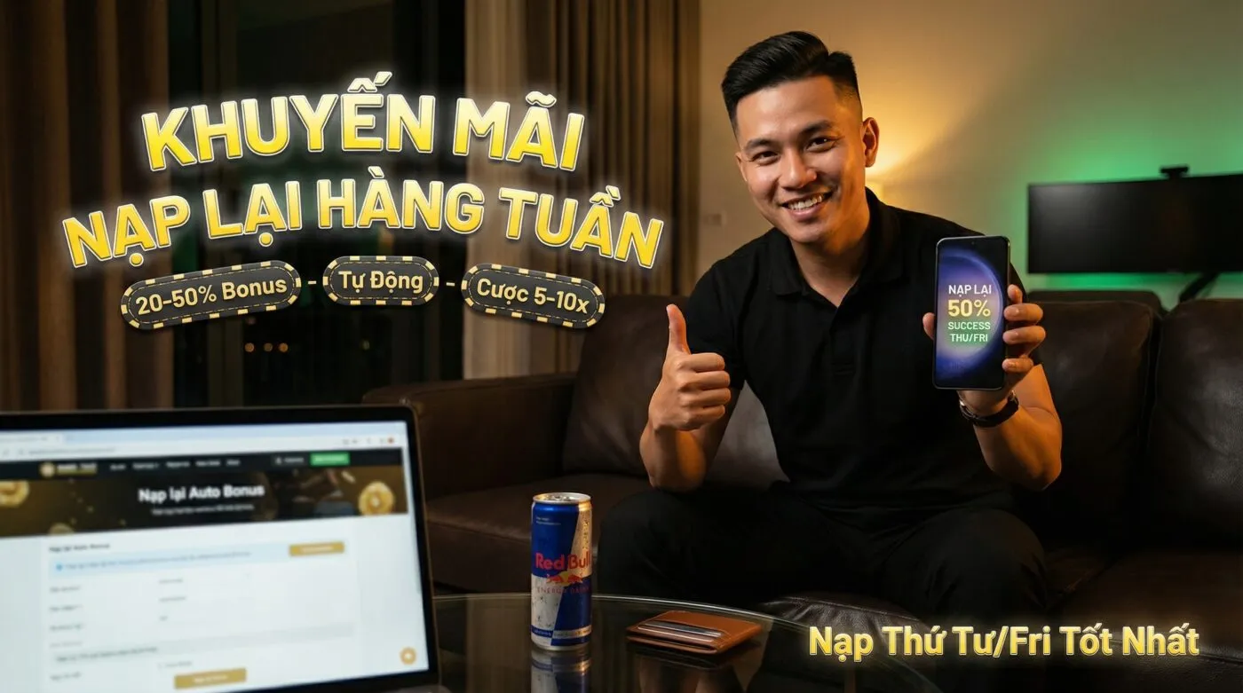 Khuyến Mãi Nạp Lại Hàng Tuần