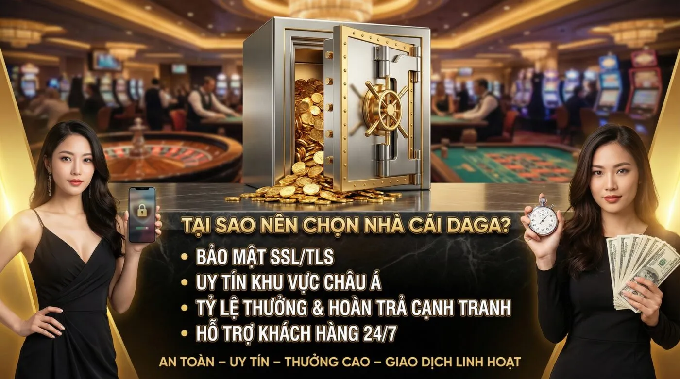 Tại sao nên chọn DAGA làm nhà cái cá cược trực tuyến