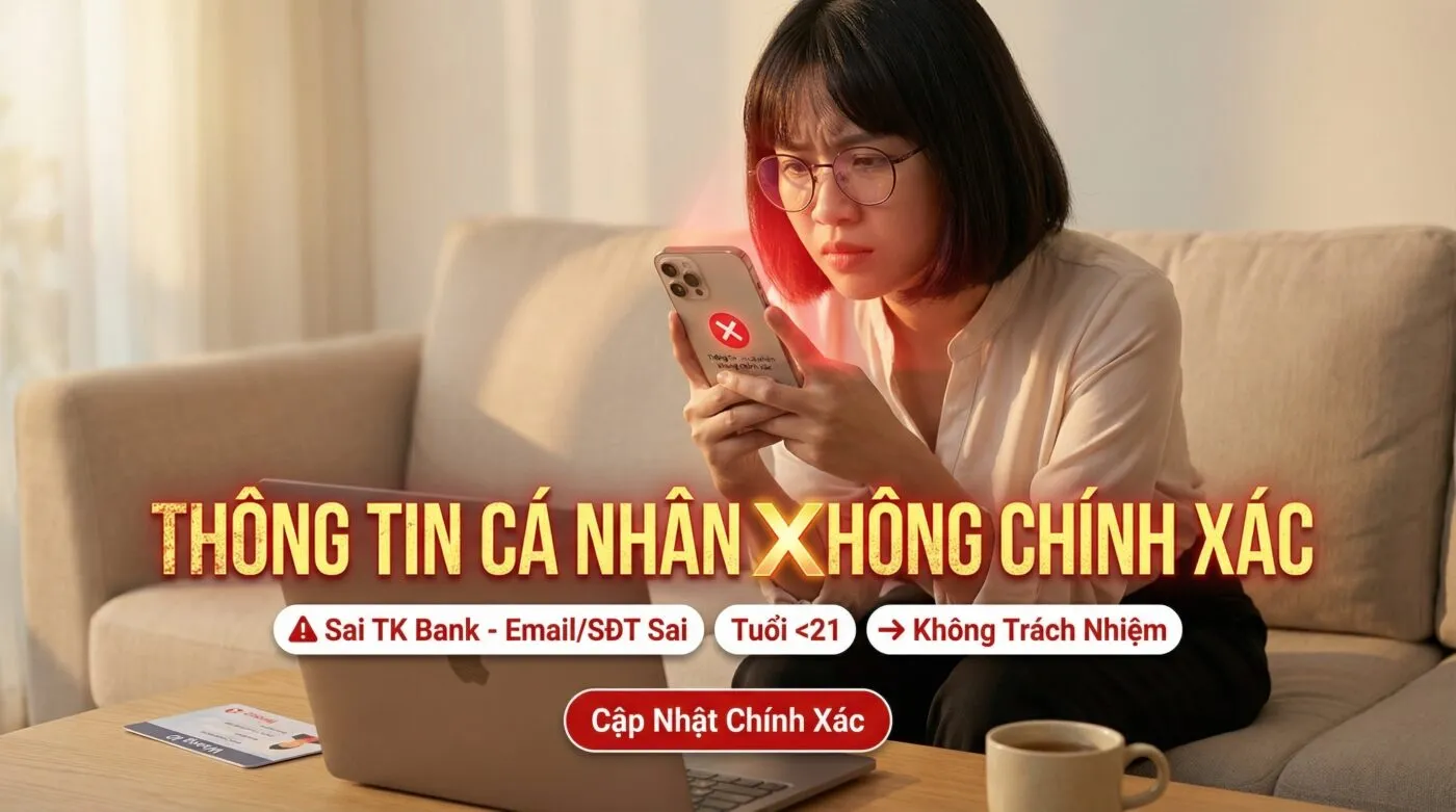 Thông Tin Cá Nhân Không Chính Xác